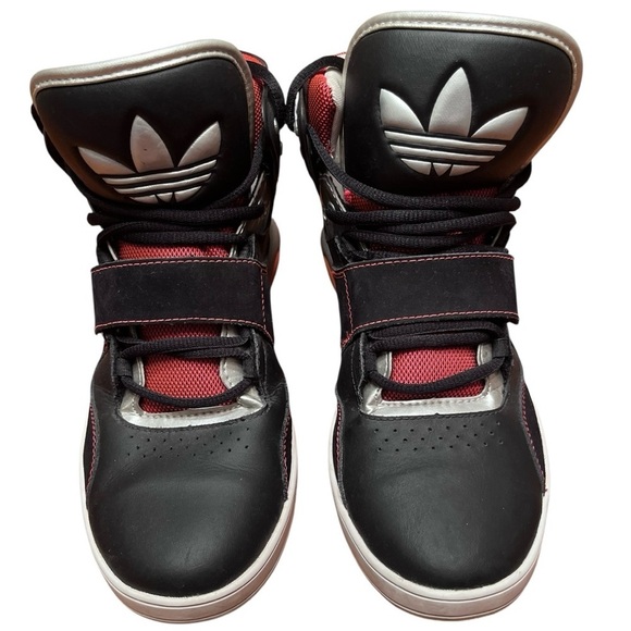 Adidas Roundhouse Mid Orange/Black/Silver Size 10 - Picture 2 of 6